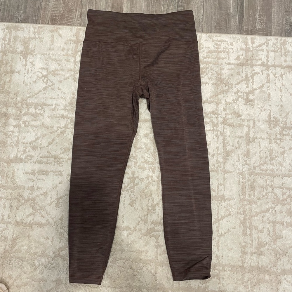 Brown High-Waisted Leggings